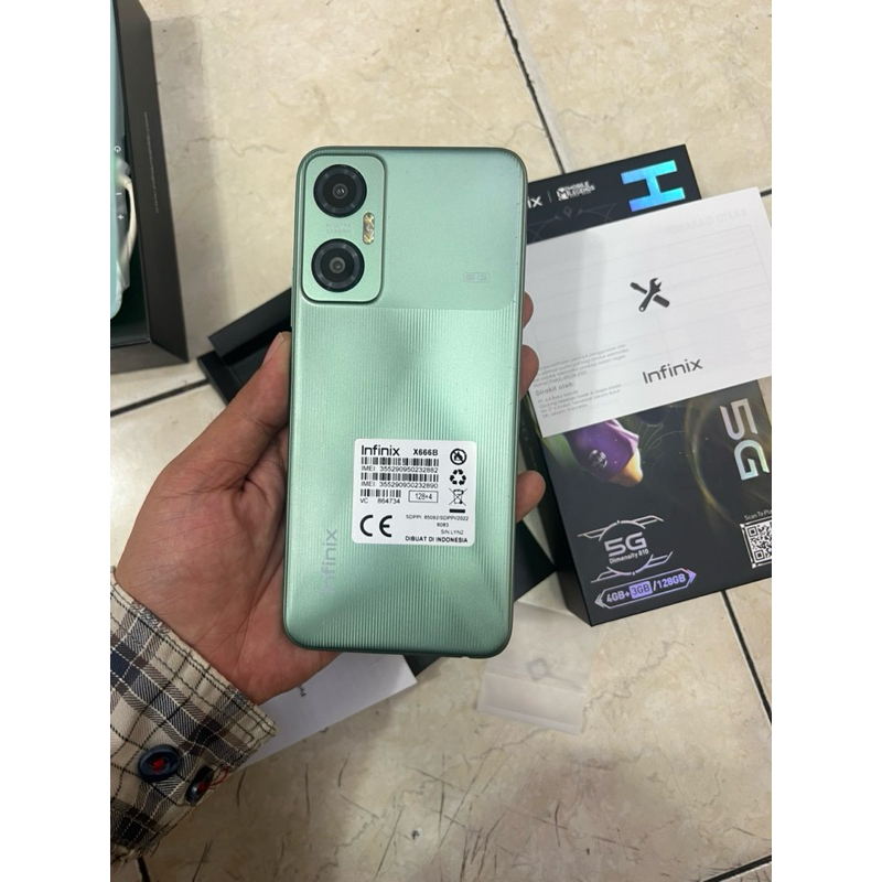 infinix hot 20 5g 4/128gb Second mulus
