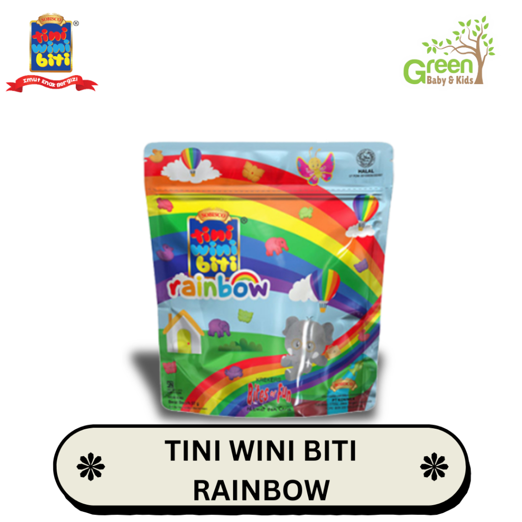 

Tini Wini Biti Rainbow Biskuit Anak Imut Enak Bergizi 57gr