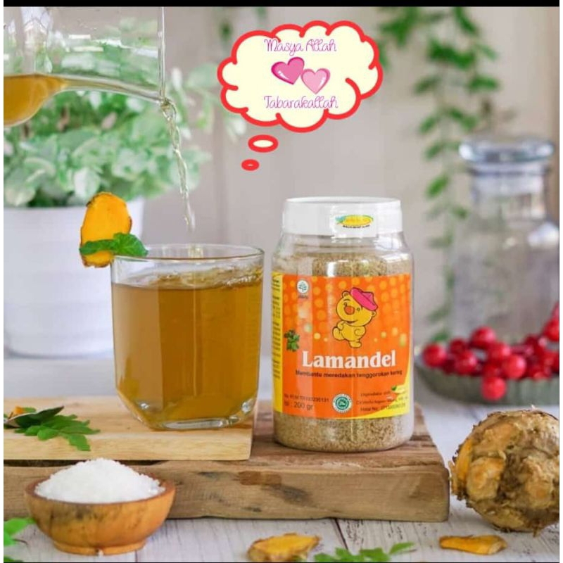 

Lamandel Botol Minuman Herbal Atasi Amandel Radang dan Sakit Tenggorokan 200gr 200 gr Lamandel