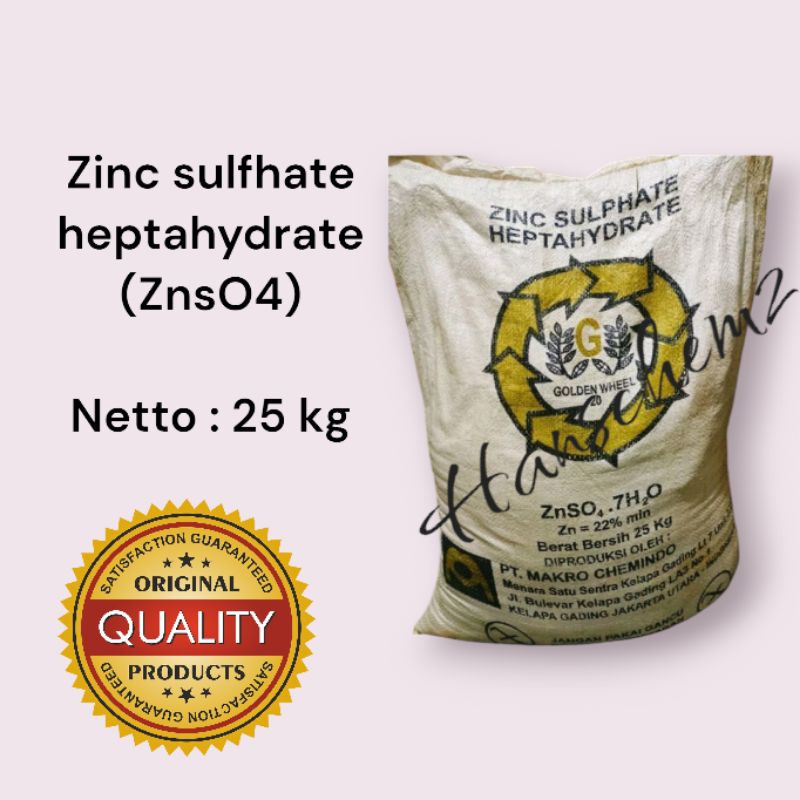 PUPUK ZINC SULFATE HEPTAHYDRATE/ZnSO4 @25kg