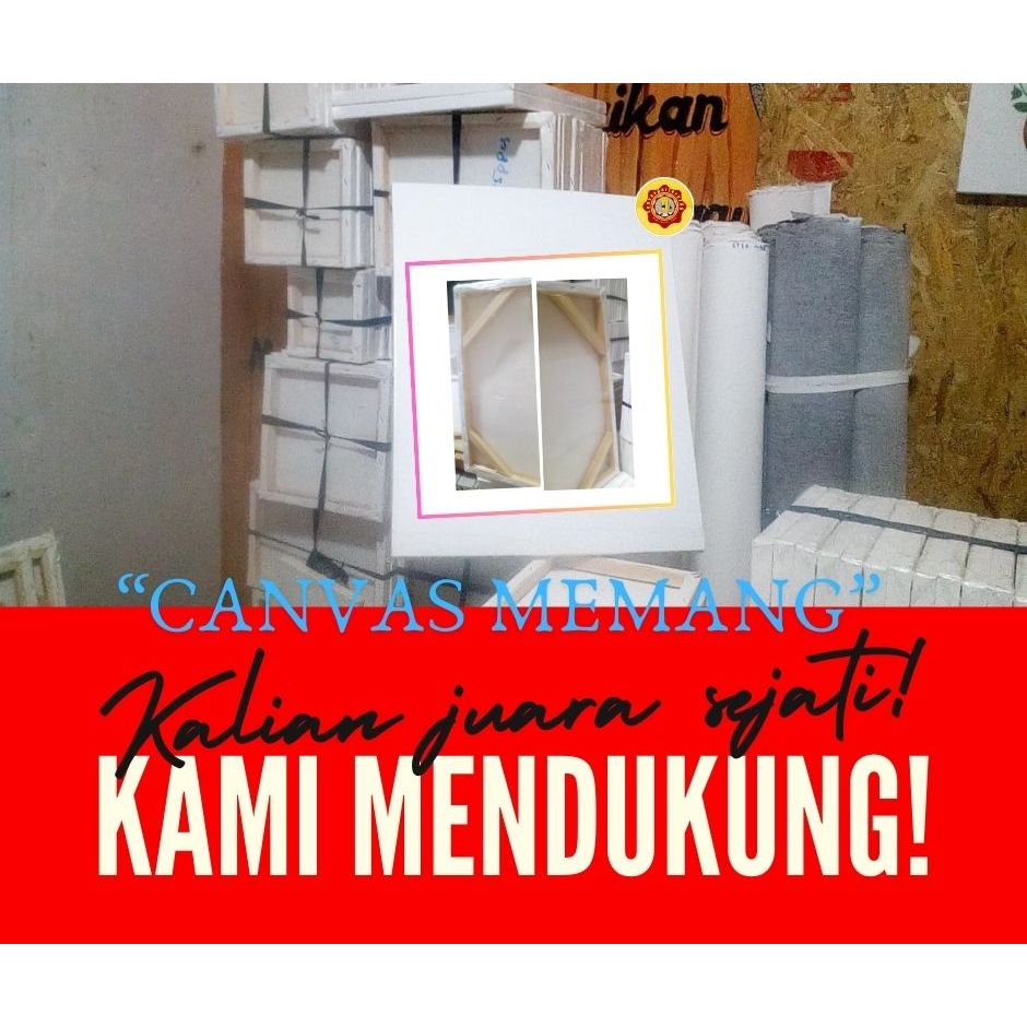 

PROMO! Kanvas Lukis Premium 70x80 cm | PUTIH - High WATER COLOR, Premium, Tebal Murah berkualitas