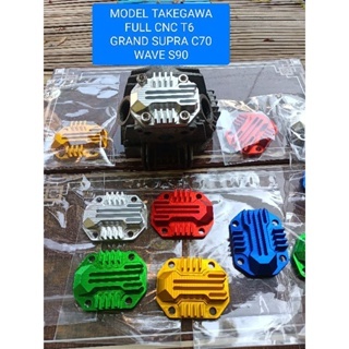 COVER/TUTUP HEAD DEPAN ALMUNIUM BILLET CNC HONDA ASTREA GRAND,LEGENDA,SUPRA FIT,WAVE 110