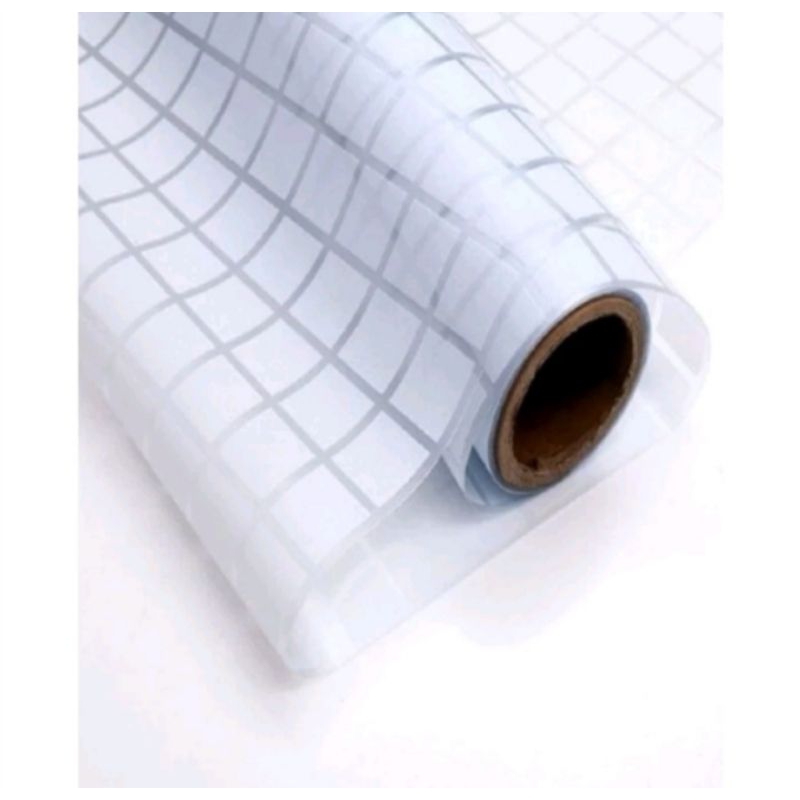 stiker kaca motif kotak susu blur lebar 90 cm