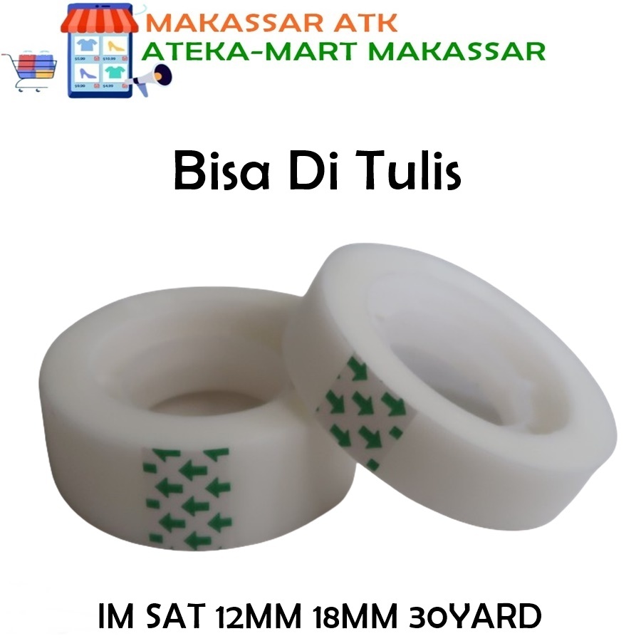 

[1ROLL] IM ISOLASI 12MM 18MM 30YARD BISA DI TULIS