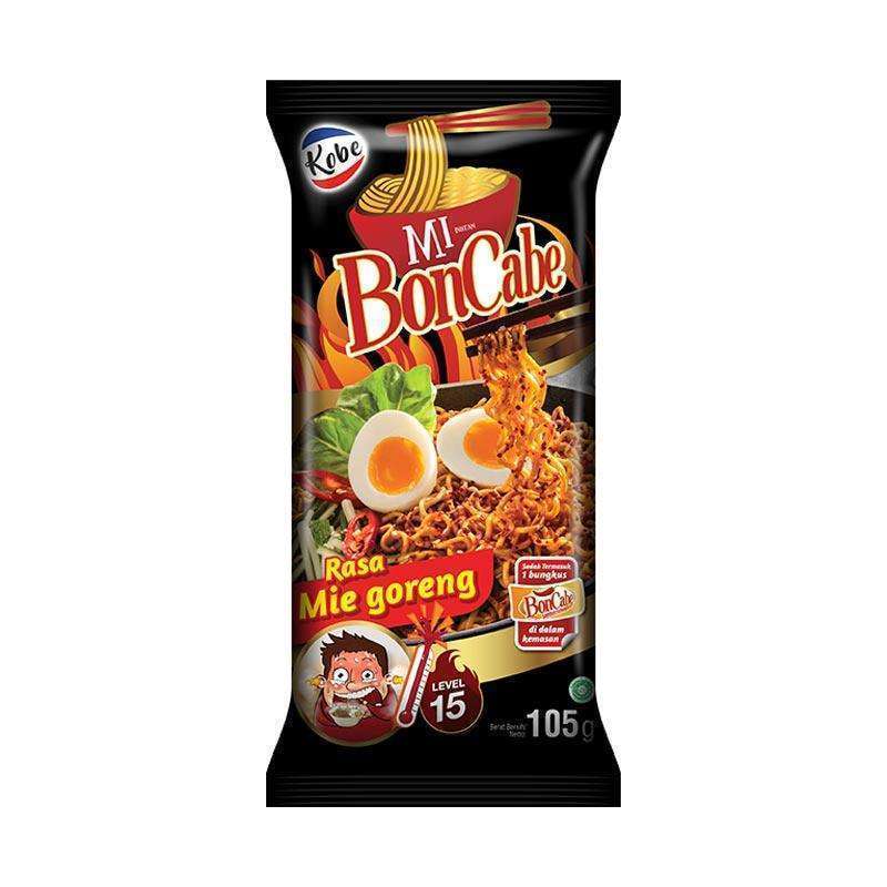 

KOBE MIE GORENG+PANGSIT BONCABE LEVEL 15 PCK 105/95g