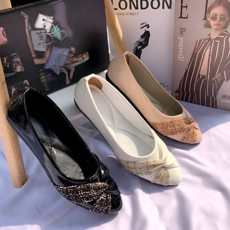 Nasa – Sepatu Flatshoes Wanita Murah Model Terbaru Berkilau