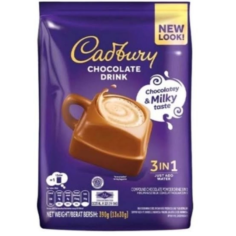 

Cadbury Chocolate Drink 1 pack isi 13pc exp April 2025 Murah