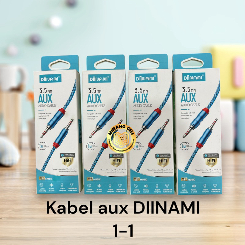 KABEL AUX DIINAMI 1-1 (1 meter)