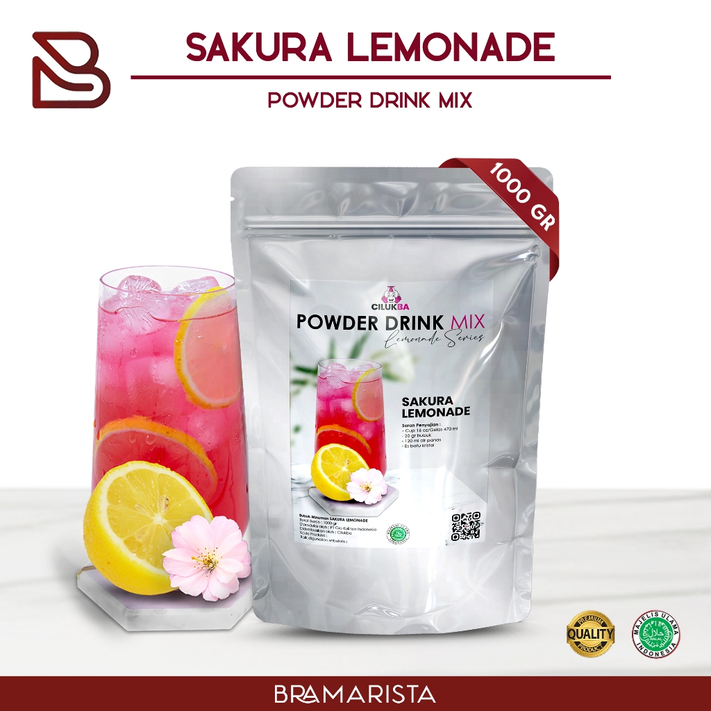

Bubuk Minuman Instan Rasa Sakura Lemonade 1kg / Powder Drink Mix