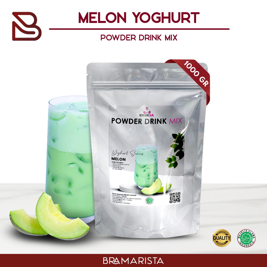 

Bubuk Minuman Instan Rasa Melon Yoghurt 1kg / Powder Drink Mix