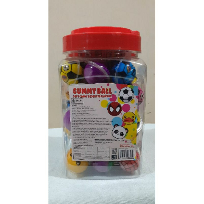 

PERMEN LUNAK GUMMY BALL MATA isi 50 butir