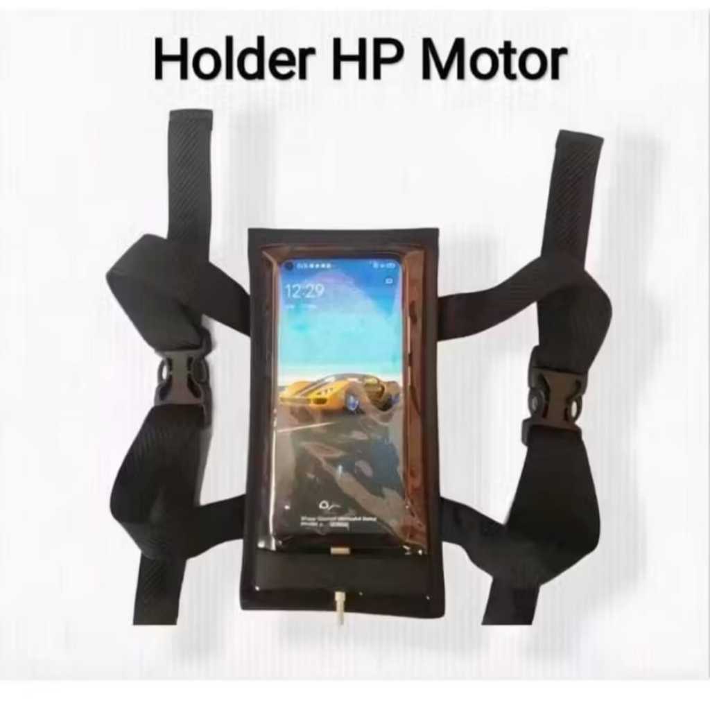 Holder Hp motor ada lubang cas holder ojol anti air COD