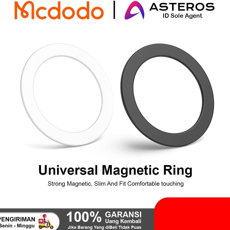 Barang Pilihan MCDODO Wireless Magnetic Ring Plate Magsafe Universal