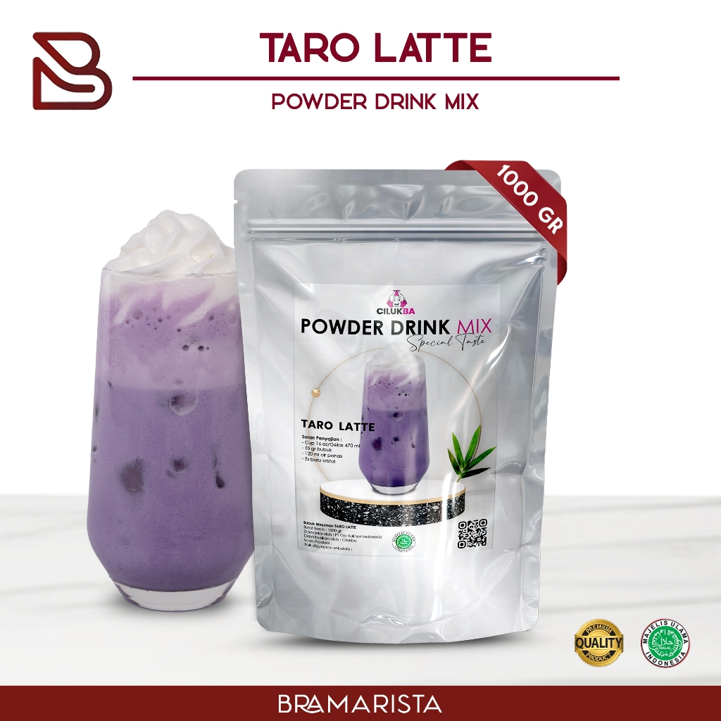 

Bubuk Minuman Instan Rasa Taro Latte 1kg / Powder Drink Mix