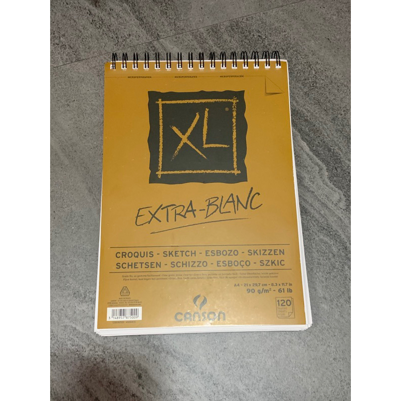 

[PRELOVED] CANSON XL EXTRA BLANC A4 90 gsm 120 sheets