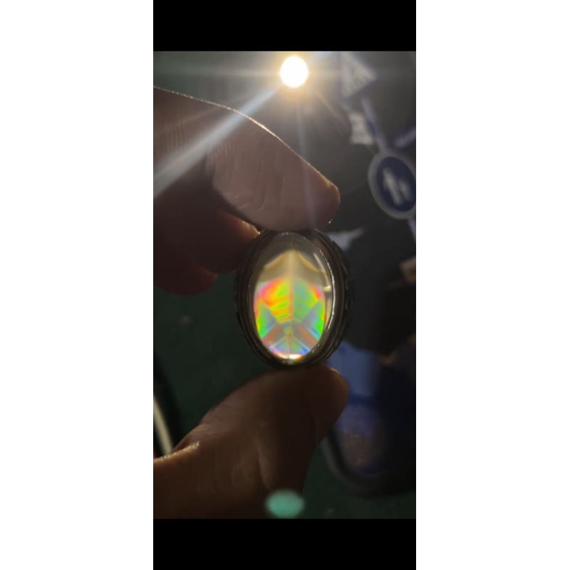 Rainbow agate / Batu Pelangi Natural