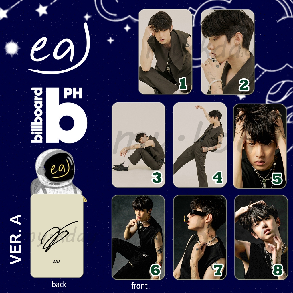 PC-1789, Unofficial Photocard eaJ Park Jae Hyung Bill board PH 2 sisi