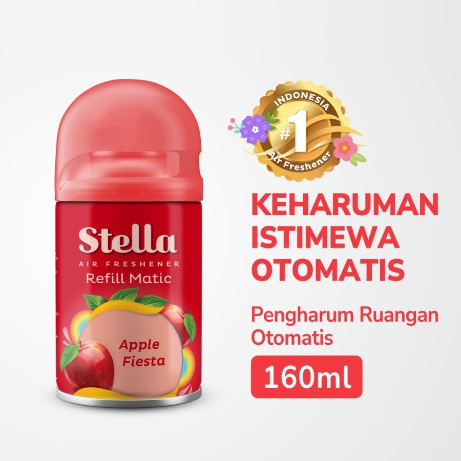 Stella Matic Refill Pewangi Ruangan Otomatis Apple Fiesta