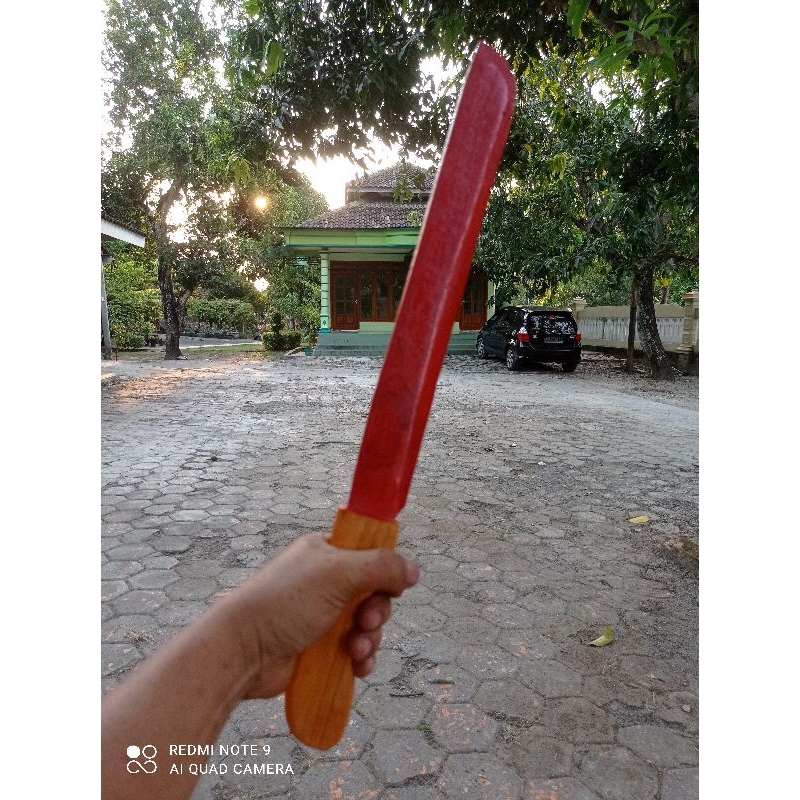 golok mainan kayu - golok peraga seni - golok kayu mainan - golok  silat - golok peraga