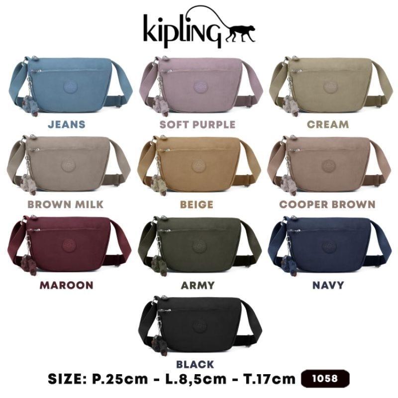 TAS SELEMPANG WANITA kp 1058 kipling premium sabit / slingbag unisex  / TAS BAHU / TAS HP