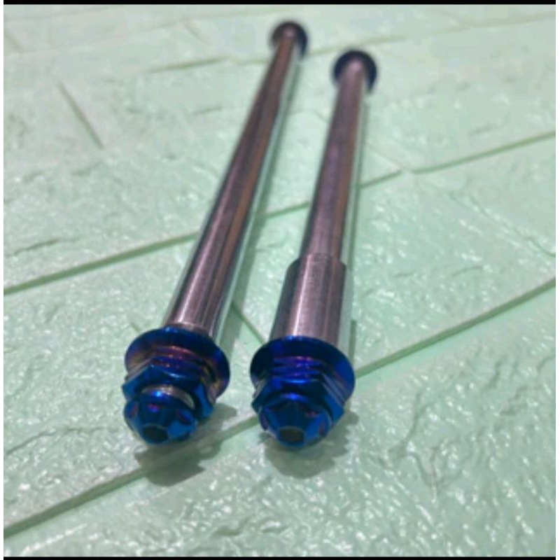 Probolt As Roda Ninja R/Rr /Ninja 150 As Roda Depan Belakang Plus Baut Probolt Stainless Heng