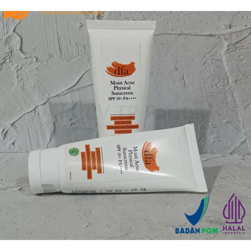 DFA MOIST ACNE PHYSICAL SUNSCREEN SPF 50+, PA++++ 50 g
