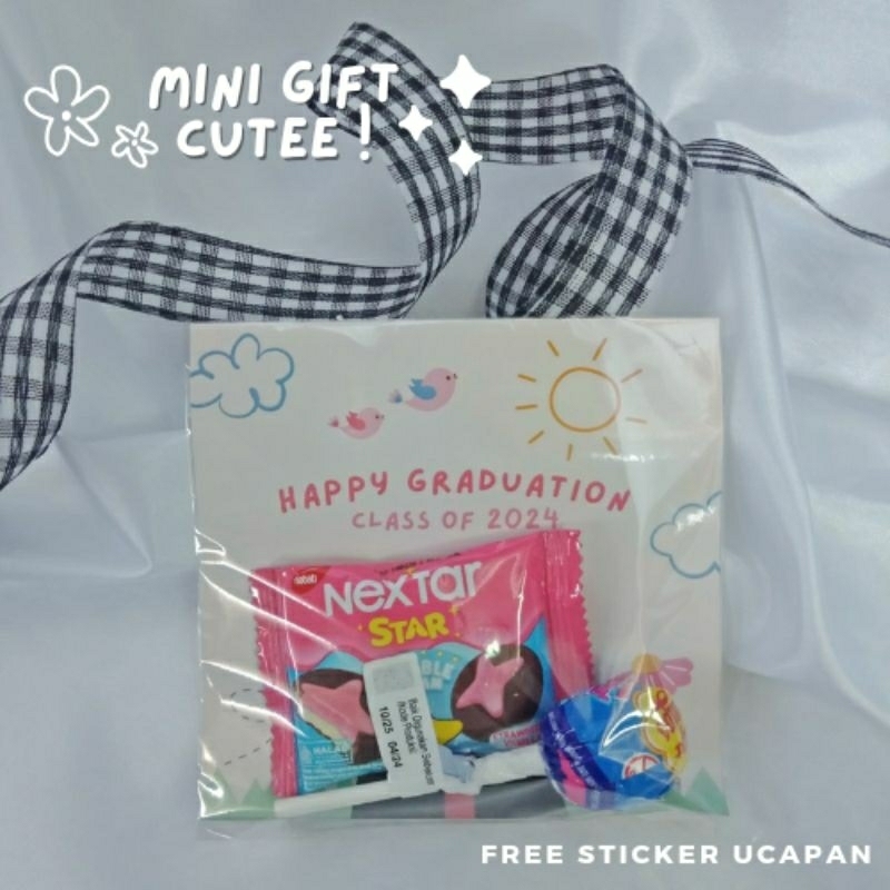 

Mini Gift Permen Snack Kado Ulang Tahun Graduation Annyversary Mini Hampers Mini Gift Permen Jajan Snack