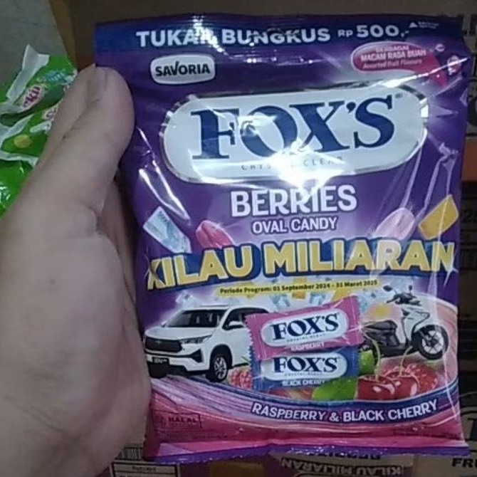 

FOX'S Berries oval candy 125 g isi 50 pcs