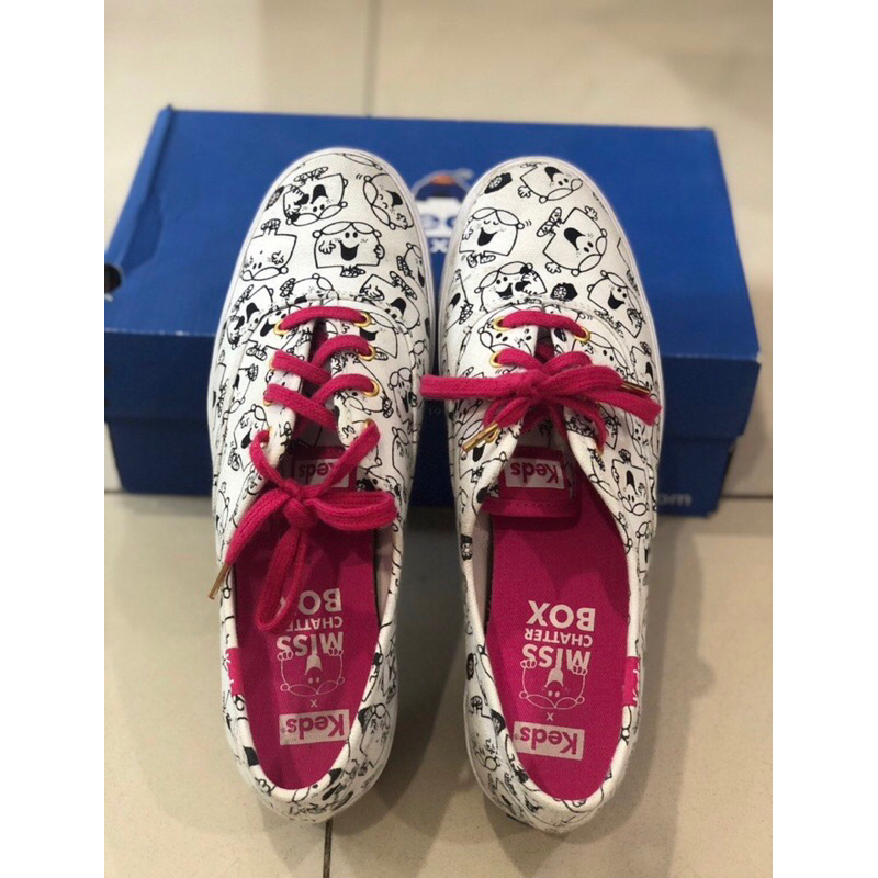 Keds x Little Miss Chatterbox White