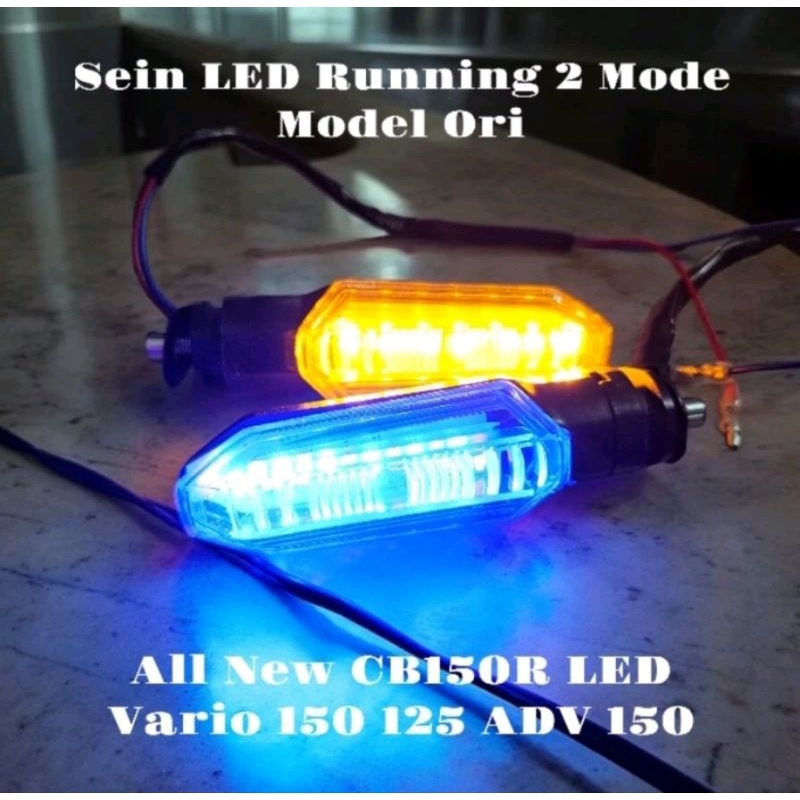 sein running 2 mode lampu sen LED running CB150R sein riting LED vario 125 Vario 150 ADV 150