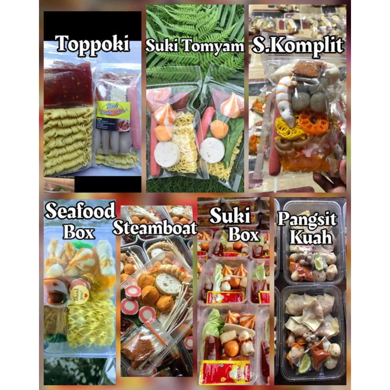 

Makanan Instan Perbocian,Seblak & Steamboat