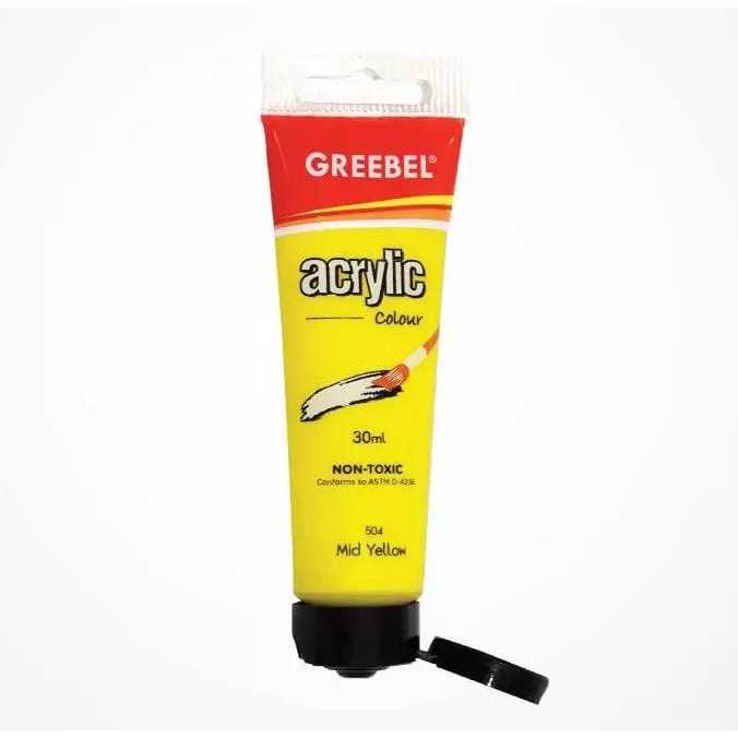 

GREEBEL ACRYLIC 30ML MID YELLOW / CAT AKRILIK GREEBEL MID YELLOW