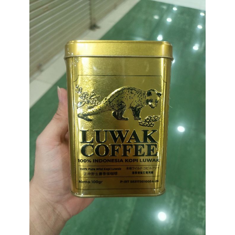 

Kopi Luwak Liar Asli [Arabica] || Kemasan Kaleng Gold