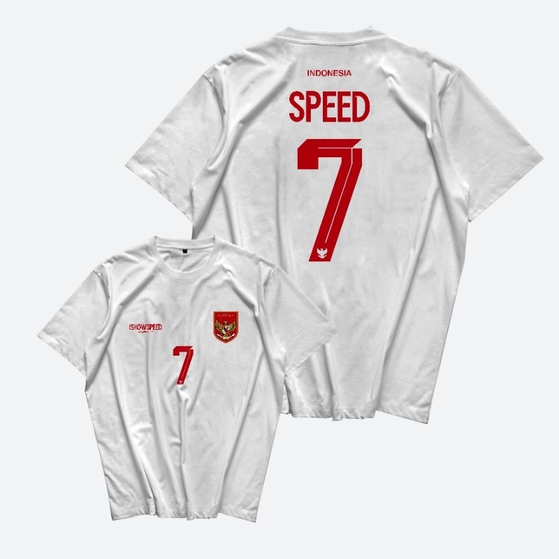 Koslow Shop - Kaos Speed Ishowspeed - Kaos Pria Wanita - Kaos Viral - T Shirt Cotton Combed 24s
