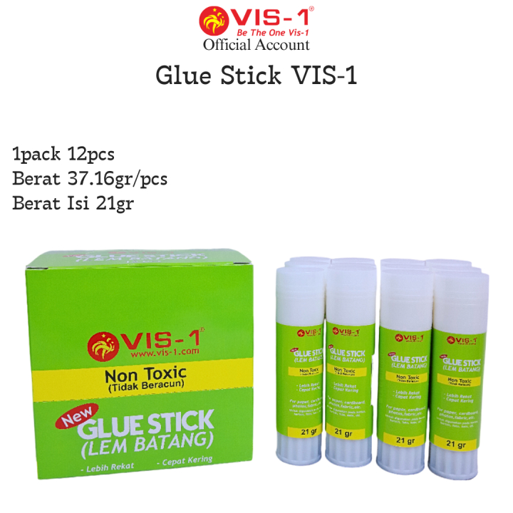 

GLUE STICK VIS 1 21 GR HIJAU | LEM STIK LEM STICK 21GR
