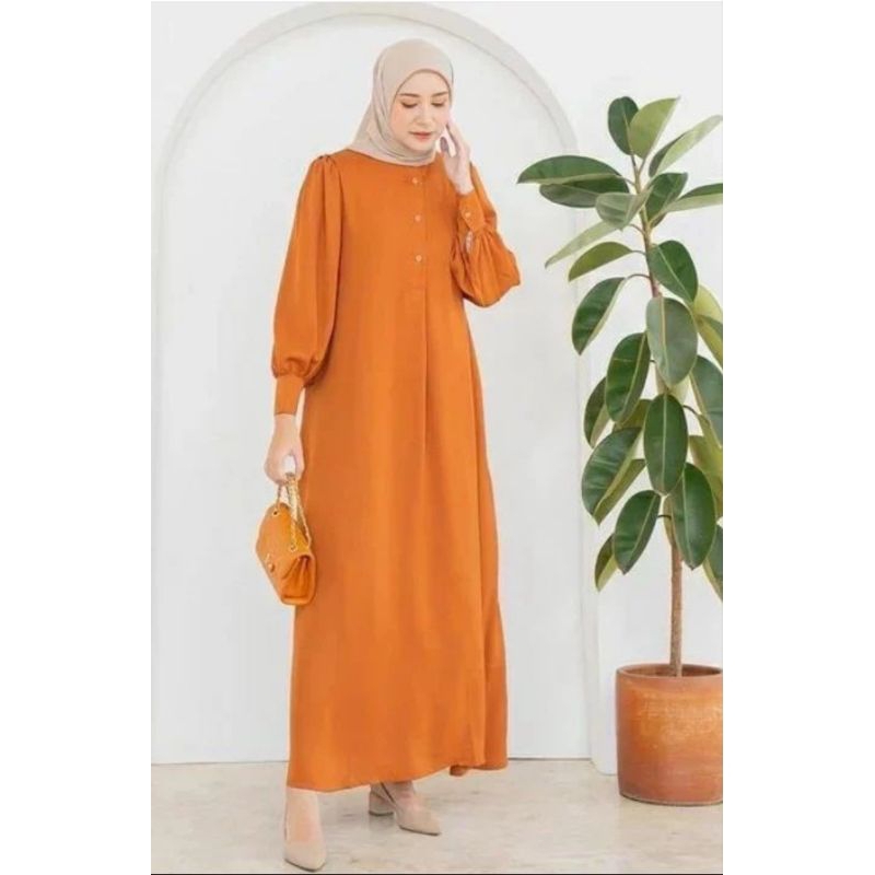 KALA BASIC ORANGE/DRESS MUSLIM/BAJU MUSLIMAH‼️BY:EMA.DAILY