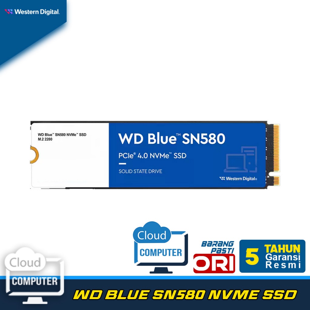 WD Blue SN580 250GB PCIe 4.0 NVMe SSD