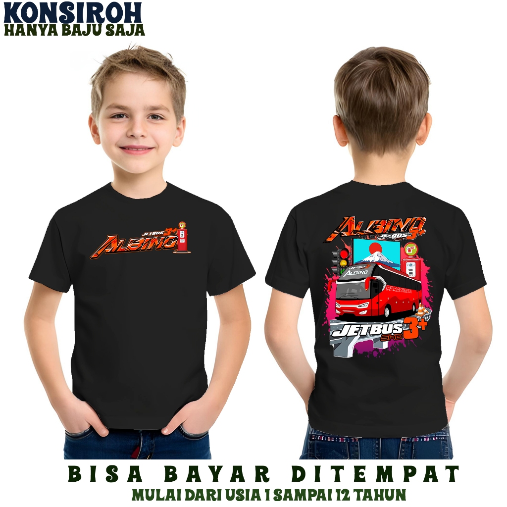 KAOS ANAK BUSMANIA ALBINO KAOS BISMANIA ANAK ANAK BAJU BISMANIA ALBINO UNTUK ANAK COWOK CEWEK