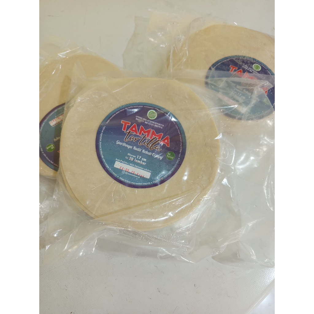 

Tamma Tortilla kulit kebab ukuran 17 cm