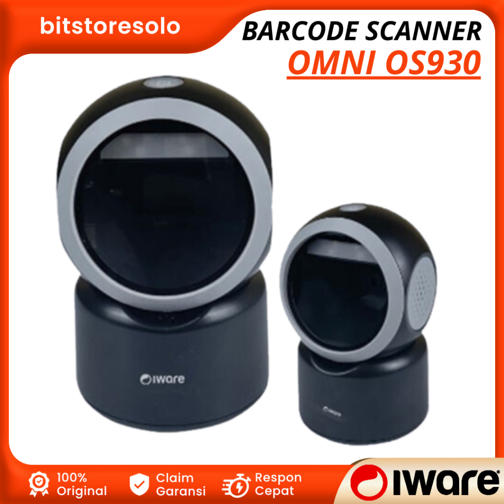 BARCODE SCANNER OMNI IWARE OS930 - OS 930 2D QR CODE-E-FAKTUR USB