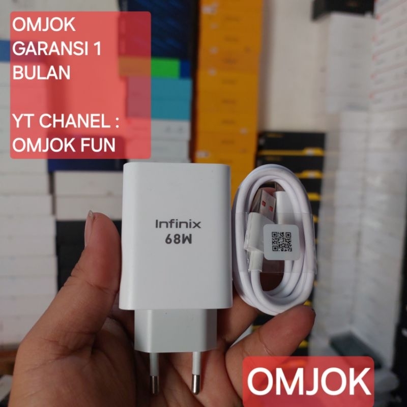 CHARGER INFINIX NOTE 30PRO 68W COPOTAN Note 30 Pro BAWAAN HP GARANSI [ Ada bekas Ada Baru ]