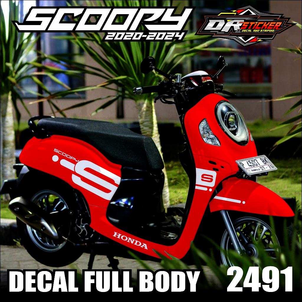 DECAL SCOOPY NEW 2021 2022 Decal Sticker Scoopy fullbody Prestige 2021 2022