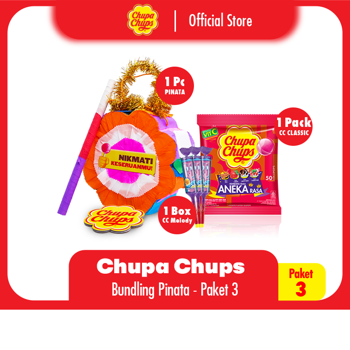 

Paket Bundle Chupa Chups Pinata 3 - Kado Ulang Tahun Dekorasi Ultah