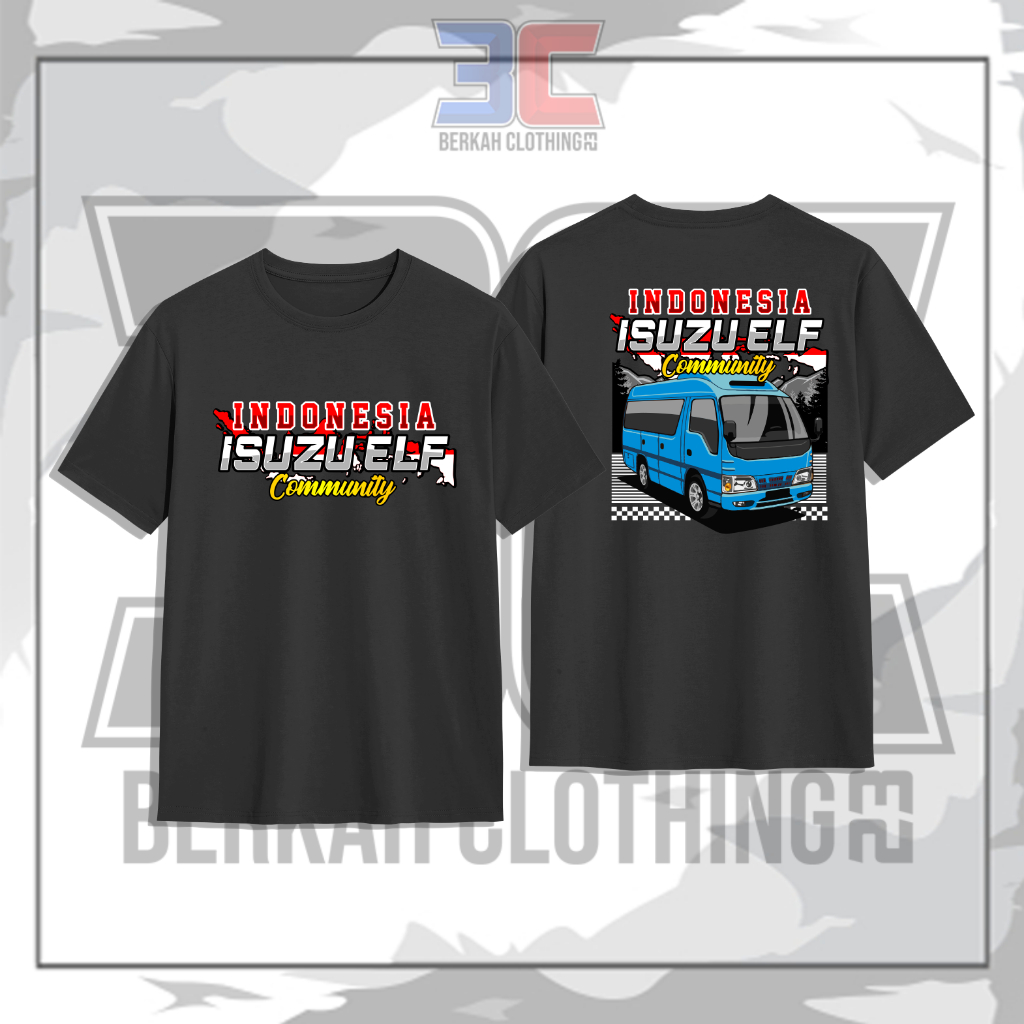 Kaos Baju Isuzu Elf Comunity donesia // Kaos Isuzu elf Trevel // Kaos Driver Isuzu
