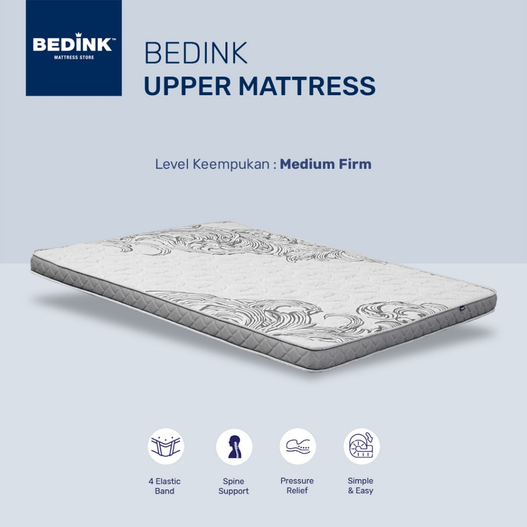 BEDINK Upper Mattress Orthopedic / Topper Kasur Busa Rebonded / Pelapis Penambah Kasur