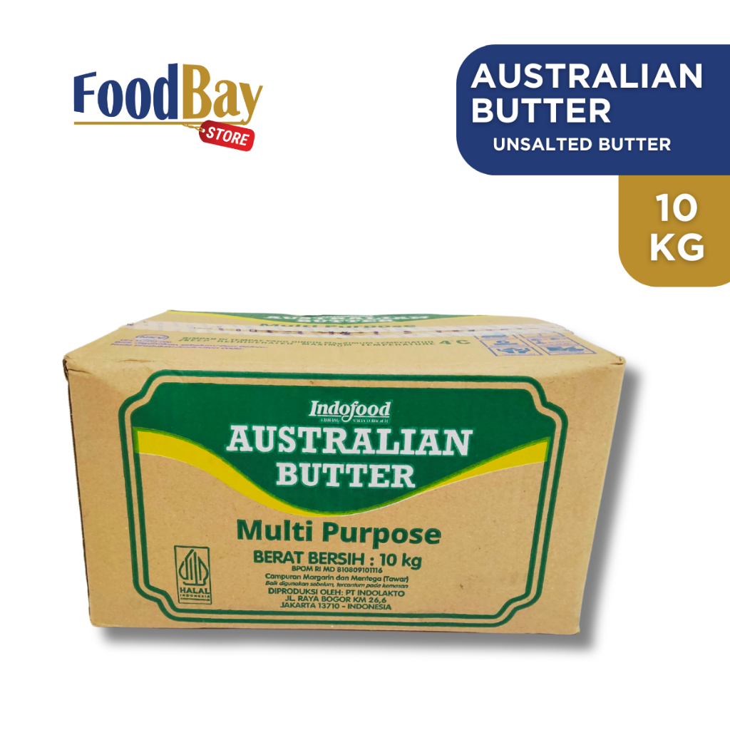 

AUSTRALIAN BUTTER Unsalted Butter 10 Kg / Mix Margarin & Mentega Tawar 10000 Gr