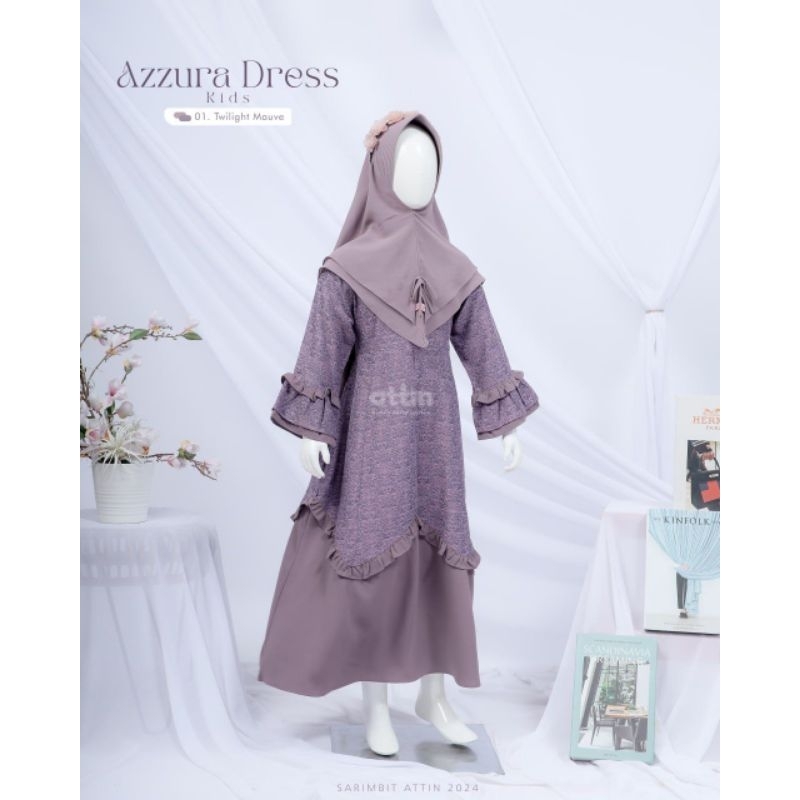 GAMIS LEBARAN - ATTIN - AZZAM AZZURA - GAMIS ANAK