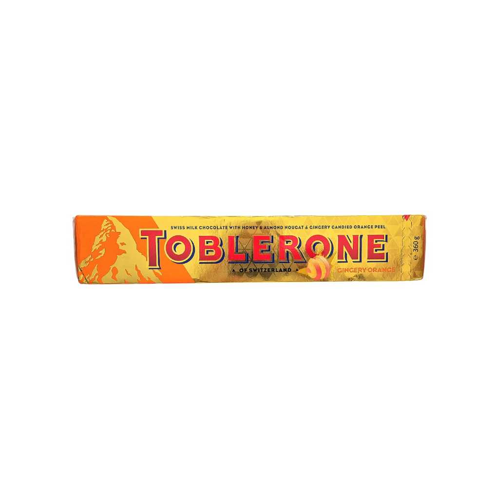 

Toblerone Swiss Chocolate With Honey & Almond Nougat Big Size Besar