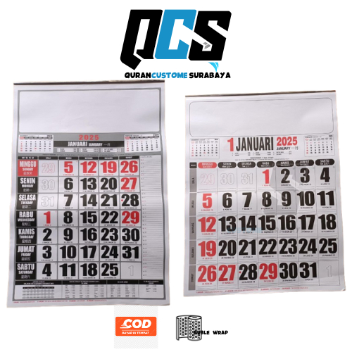 

KALENDER 2025 JUMBO BESAR SEDANG