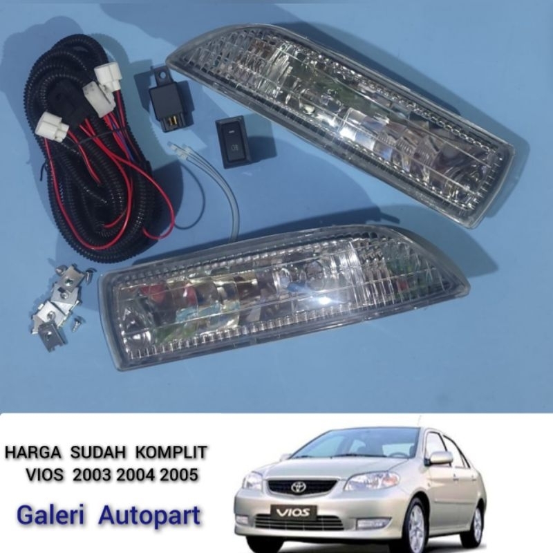 FOGLAMP VIOS 2003 2004 2005 KOMPLIT
